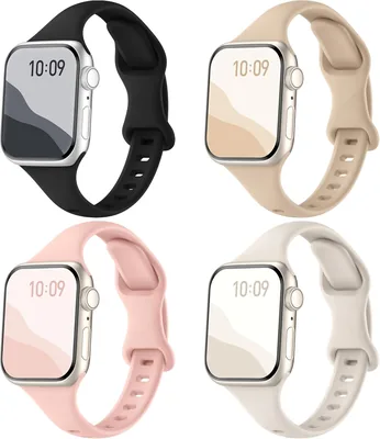 4 Pack Slim Apple Watch Bands Compatible - Best Deal
