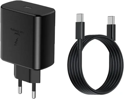 45W Super Fast Charger USB Type-C to Type-C Black