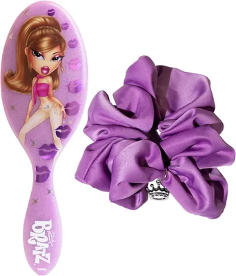 Bratz Detangler & Scrunchie Styling Kit for All Hair Types