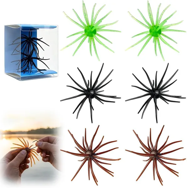 2026 New 6Pcs Simulation Sea Urchin Bait