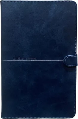 حافظة جلدية ذكية لفصل Samsung Galaxy Tab A7 10.4 (2020) مع قاعدة بزوايا متعددة وغلاف مغناطيسي - زرقاء