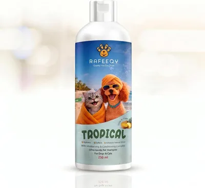 شامبو PureCare™ Ultra Gentle للحيوانات الأليفة - تركيبة مرطبة طبيعية (للكلاب والقطط) 250 مل (استوائي) أفضل صفقة