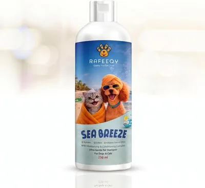 شامبو PureCare™ Ultra Gentle للحيوانات الأليفة - صيغة مرطبة طبيعية (للكلاب والقطط) 250 مل (نسمات البحر) - أفضل سعر