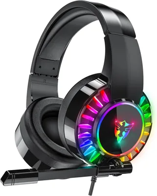 YOOJ® Wired Gaming Headset: 7.1 Sound, LED Lights, Noise Cancelling