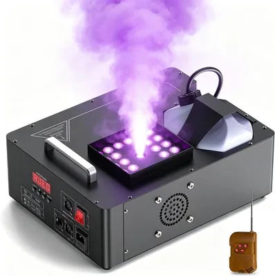 1500W Fog Machine RGB LED Stage Smoke with Remote