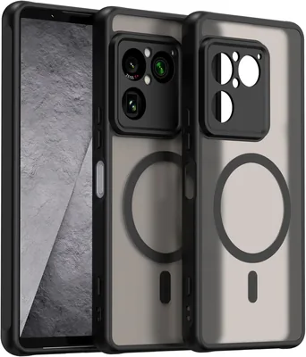 Yojiong Etui magnetyczne do Sony Xperia 1 VIII [MagSafe], Ochrona aparatu, Półprzezroczysty matowy futerał