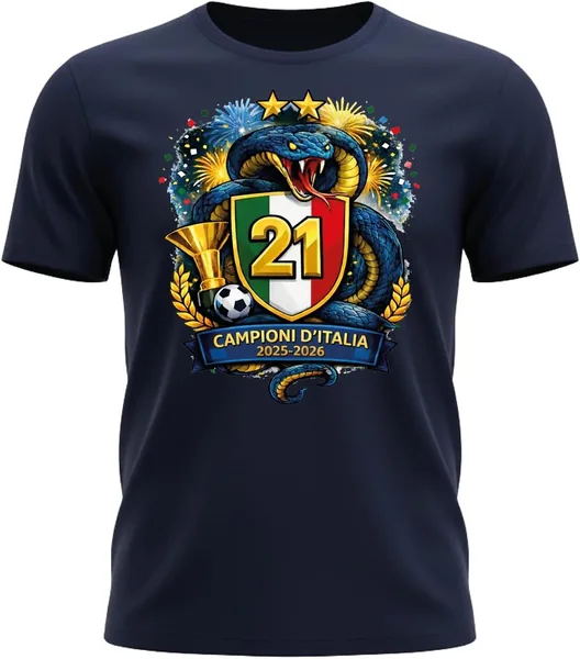 Generico Maglietta Celebrativa Campioni D Italia 2025-2026 - Scudetto 21