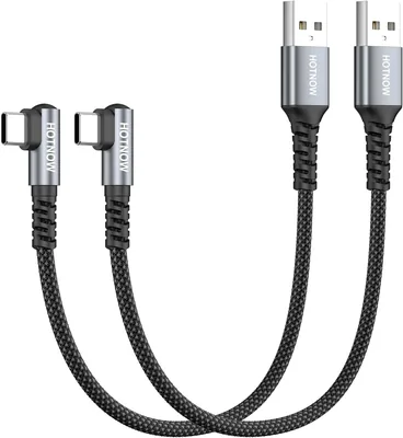 Kabel USB C HOTNOW, 30 cm, 2 sztuki, 3 A, szybkie ładowanie, kompatybilny z Galaxy S2 - Best Deal