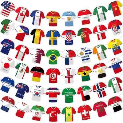 Banderas del Mundo para la Copa Mundial 2026 - 48 Banderas de Países (15x15cm), Bandera Nacional de Papel