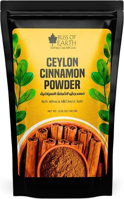 Bliss of Earth Ceylon Cinnamon Powder 100g | Pure Organic Dalchini