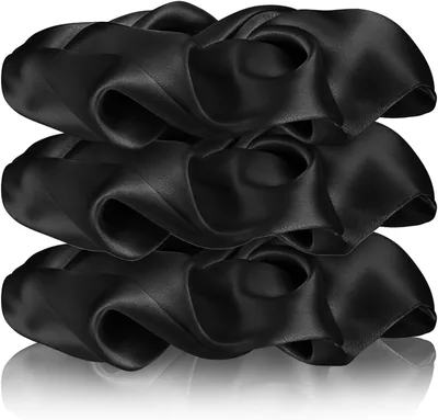 Silk Scrunchies for Hair - 100% Pure Mulberry Silk, Stretchable Durable Hair Band