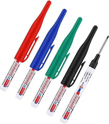 4 Pcs Colorful Carpenter Pens - Waterproof Markers for Wood, Best Deal
