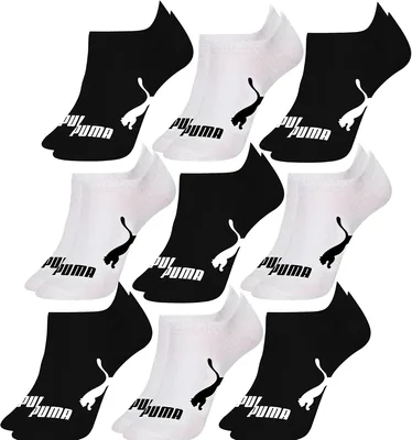 Kit 9 Pares Meia Puma Invisível Soquete Sapatilha Respirável Original