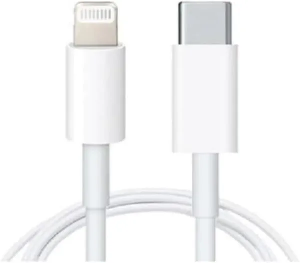 USB-C to Lightning Cable, 1m, White, Fast Charge & Data Transfer - Best Deal