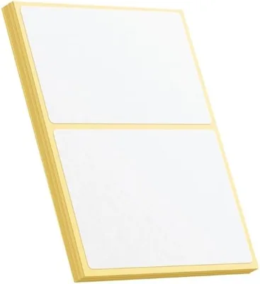 50x Large White Labels - 7% Off | Permanent Sticky Postage Labels