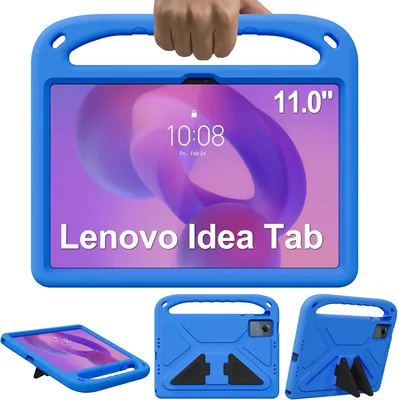 GOZOPO Barnfodral för Lenovo Idea Tab 11 tom 2025 surfplatta TB336FU TB336ZU, lätt stöttåligt handtagsstativ blå - Best Deal