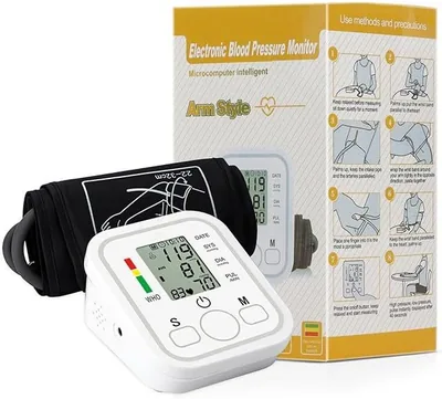 Upper Arm Digital Blood Pressure Monitor - Automatic, Portable Home Health