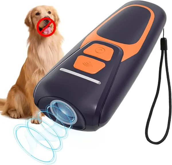 Honey Paws Ultrasonique Anti-Aboiement Puissant - Détenteur de Chiens Ultrasonique - Portée 15m - Dispositif Ultrasonique pour Chien Intérieur