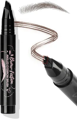 Anglicolor Pen Sourcille Liquide Imperméable - Effet Cheveux Naturels 3D Microblading, Tenue 24h, Haute Précision