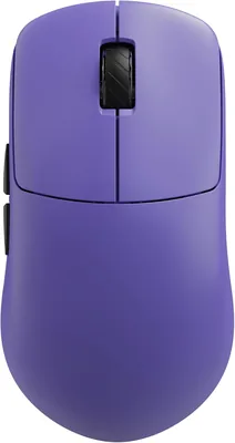 CRDRAKO KO-ONE PURPLE Gaming Mouse, Ultra Lightweight 1.2 oz (35 g) with LCD Dongle, Polling Rate, 8