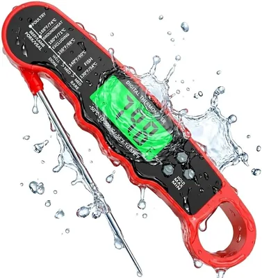 Digital Meat Thermometer 14% Off - Waterproof & Backlit