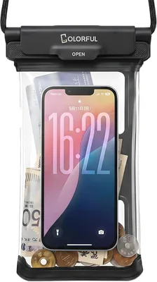 カラフル 防水 スマートフォンケース 2026モデル サイドボタン容易操作 オムニダイレクション構造 IPX8防水