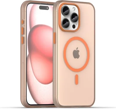 Funda RKINC para iPhone 15 Pro con Magsafe, Protección de Cámara y Caídas, Carcasa Magnética