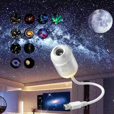 2-in-1 Galaxy Projector Night Light, 17% Off