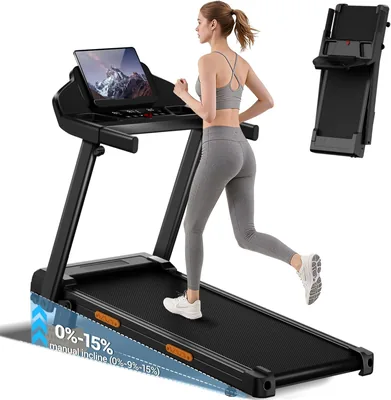 Tapis Roulant Salvaspazio Tapirulan con Inclinazione 15% | Tapis Roulant Elettrico 12KM/H Pieghevole da Casa con Moto