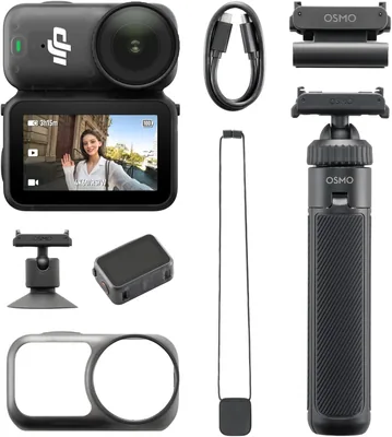 DJI Osmo Nano Nomad Bundle (128Go) - Caméra Vlog 4K/60fps, Capteur 1/1.3