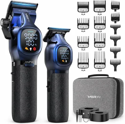 VGRPRO Hair Clippers Cordless Trimmer Set