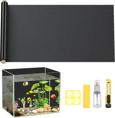 Pawfly Aquarium Background 80cm x 40cm Static Adhesive Pond Film Best Deal