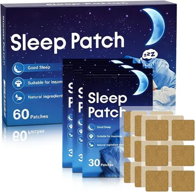 Sleep Patches for Adults, ZOYDP 60 Psc Natural Sleep Patches, Sleepy Patch Chemical and Drug Free, S