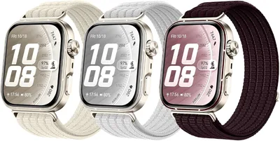 SimpleThings Nylon Loop Strap för Huawei Watch Fit 5/5 Pro/4/4 Pro/3 Armband, Lätt och Luftig Sport Stil