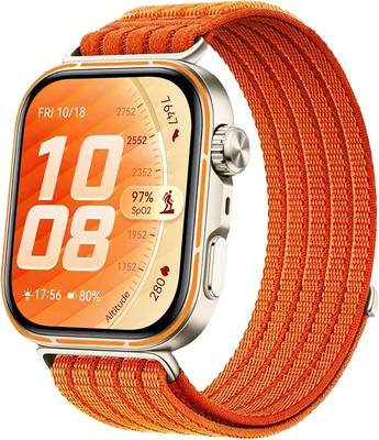 SimpleThings Nylonowa opaska do zegarka Huawei Watch Fit 5/5 Pro/4/4 Pro/3, lekka, oddychająca, sportowa bransoletka