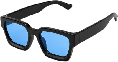 AOXOV® Thick Square Sunglasses Retro Chunky Rectangle Shades Vintage Style