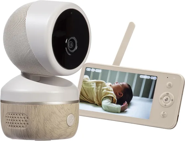 Maxi-Cosi See2 Plus, Cámara de Vigilancia Bebé con Visión Nocturna, Conexión App, CryAssist, Video UltraHD (2K), Pantalla 5