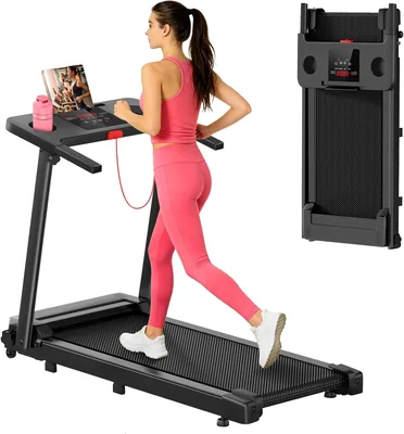 Folding Treadmill 5% Off - Black