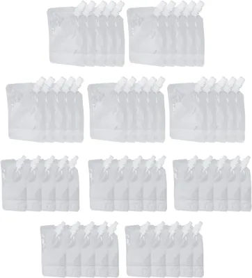 Zunate Transparenta Omgångsbart Drikkepand För Utomhüsaktiviteter, 100ml och 150ml, 5 St