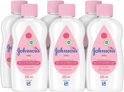 Johnson's Baby Oil 200ml (Pack of 6) Best Deal