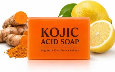 Kojic Acid & Turmeric Soap - Brightening Face & Body Cleanser