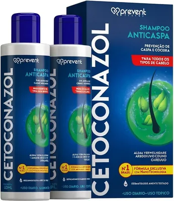 Kit Preventivo Pharma 2 Shampoo Cetoconazol Prevenção de Caspa Coceira Vermelhidão - 100ml Best Deal