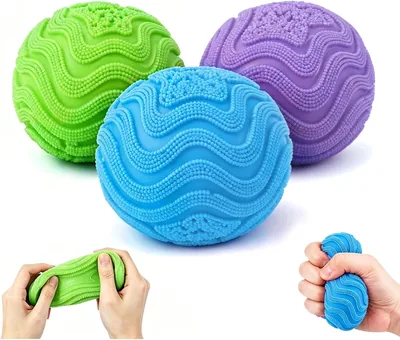 3Pcs Fuzz Ball Stress Balls - Best Deal