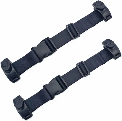 NEATMASTER 2個セット ポータブル子供用シートベルト、調整可能、首元保護、ショルダーベルト付