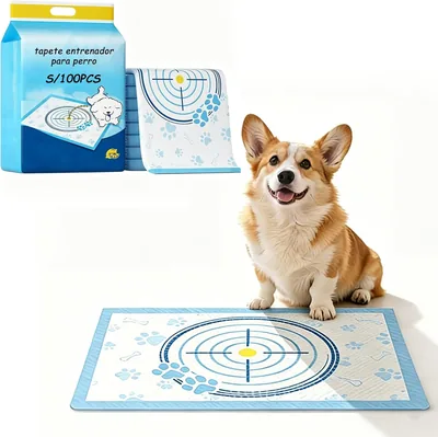 LCNBNM 100 Piezas Almohadillas de Entrenamiento para Perro, 33*45cm, Absorbentes