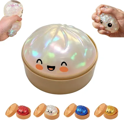 Last Page® Glitter Dumpling Squishy Toy 43% Off