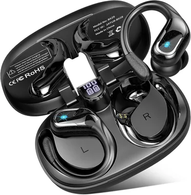 Écouteurs Bluetooth Sport Sans Fil, 75h Bluetooth 5.4 Écouteurs avec HiFi Stéréo, 2026 Casque Wireless avec 4 ENC Appel Rouge - 56% de Réduction