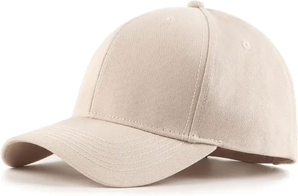 Zylioo XL XXL czapka z daszkiem dla dużych głów, 100% bawełna, regulowana, wysoka korona, dla mężczyzn i kobiet, duża struktura - Najlepsza Cena
