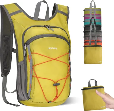 LAIMEIWEE Lätt Faltbar Hikingräckl 13L, Vattenresistent Reisebag, Packbar D - Best Deal