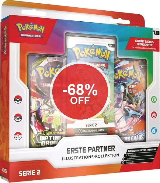 Pokémon Sammelkarten Spiel, PKM Erste-Partner-Kollektion #2 | 68% Rabatt
